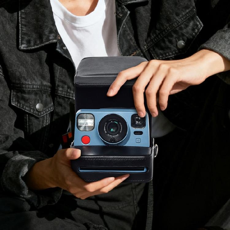 Stylish PU Leather Camera Pouch Compatible for NOW, NOW+ Gen2/Gen3 Models Cameras Case with Shoulder Strap for Travel