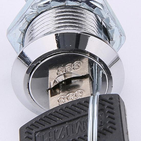 Drawer Lock with 2 Keys Heavy Duty Zinc Alloy Universal File Cabinet