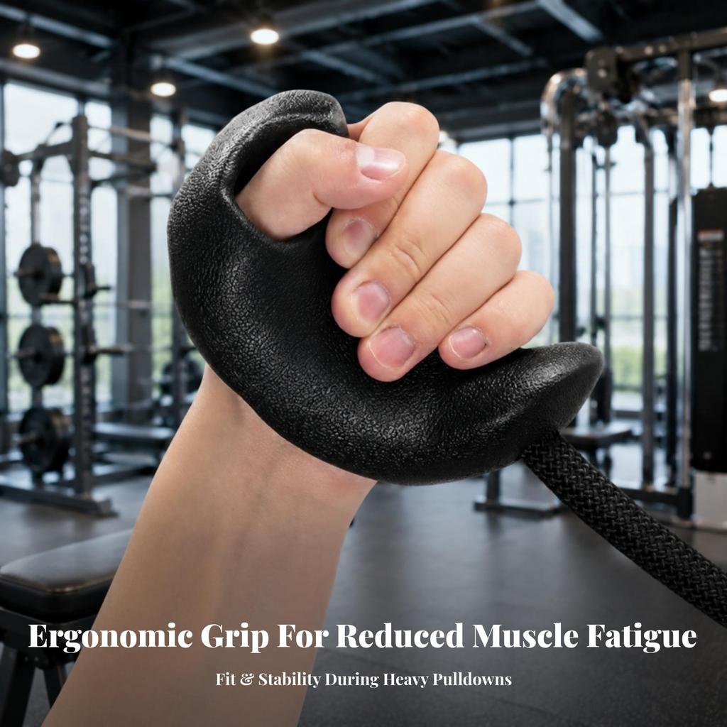 Tricep Rope with Handles Ergonomic Non-Slip for Home Gym, Athletes