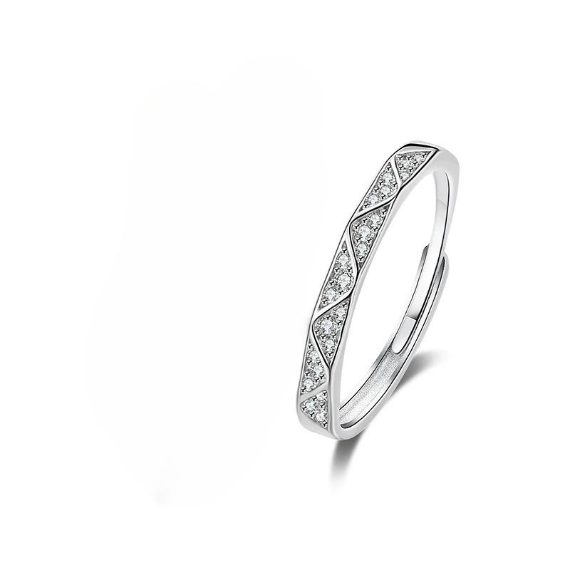Couple Ring Adjustable Niche Design Sense Opening Adjustable Pair Ring Simple Ring for Girlfriend