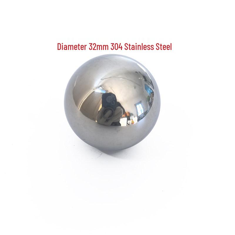 Handmade Large Reflective Stainless Steel Hollow Ball Ornament