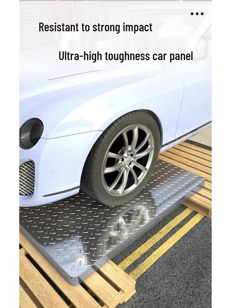 Silent Steel Plate Folding Hand Truck Portable Flatbed Trolley