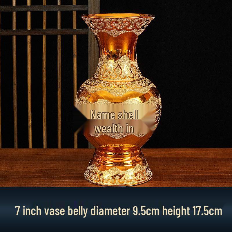 Buddhist Household Ceramic Offering Set: Incense Burner, Water Cup, Fruit Plate, Vase