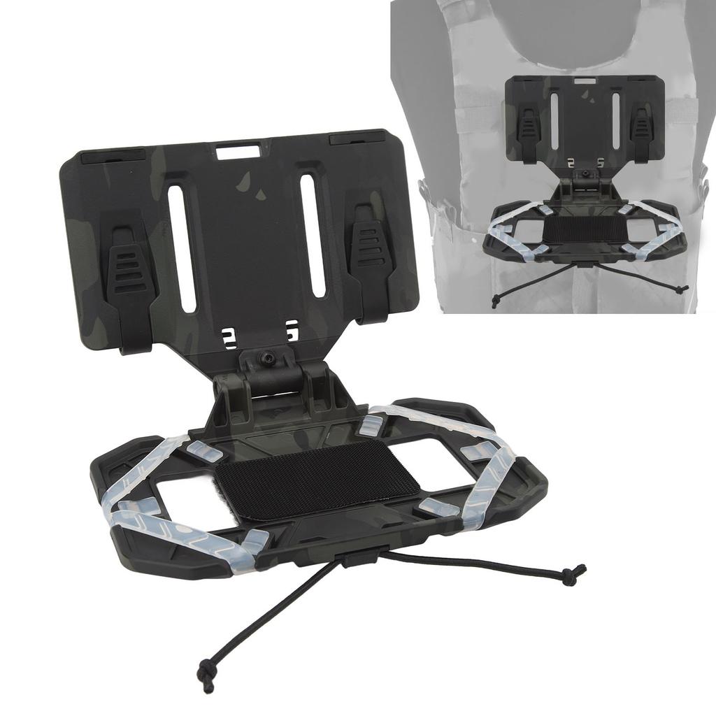 Foldable Training Vest Phone Holder Multifunctional Folding Navigation Pad Vest Phone Board Plate Carrier