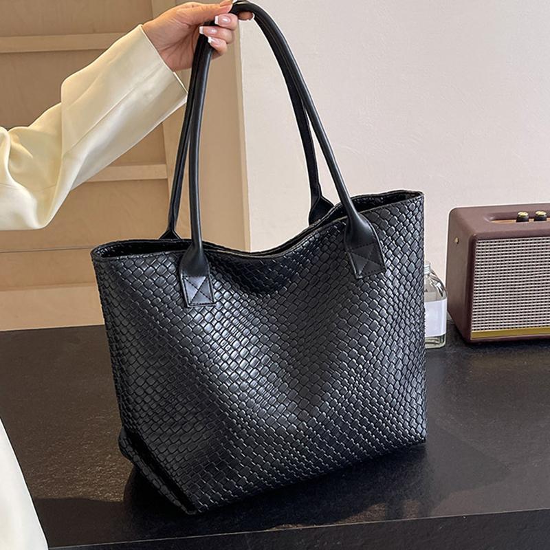 Crocodile Pattern Tote Bag With Large Capacity, Business Casual Portable Women's Shoulder Bag For Teen Girls Women