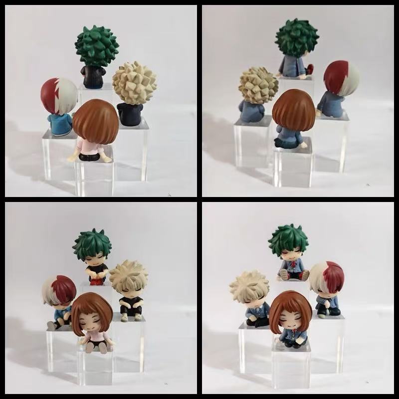 Genuine Gacha Scale Model My Hero Academia Midoriya Katsuki Todoroki Shoulder To Shoulder Sleep Series Action Figure Toys