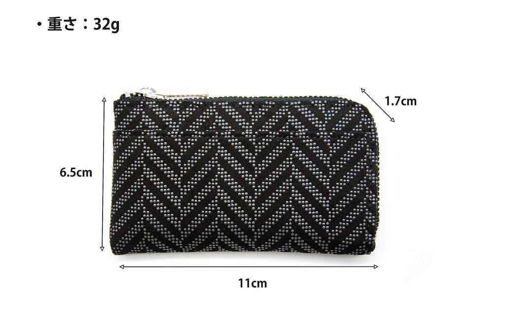 Indenya Inden Coin Purse Coin Card Compact Deerskin Lacquer 1005 Men's Women's (71-180)