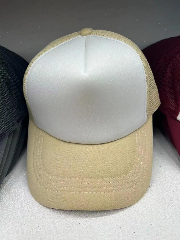 Unisex Cheaper 5 Panel Trucker Hat For Adult Summer Net Baseball Cap Men Women For Him Her Blank Mesh Adjustable Sun Hat Visor