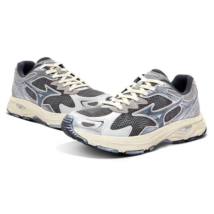 Mizuno Racer S Retro Slip-Resistant Durable Breathable Low-Top Casual Training Long-Distance Short-Distance Urban Commuting Running Shoes D1GH223519