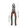 Heavy Duty Flat Nose Pincer Pliers High Leverage Combination Pliers Wire Pliers  Wire Stripping