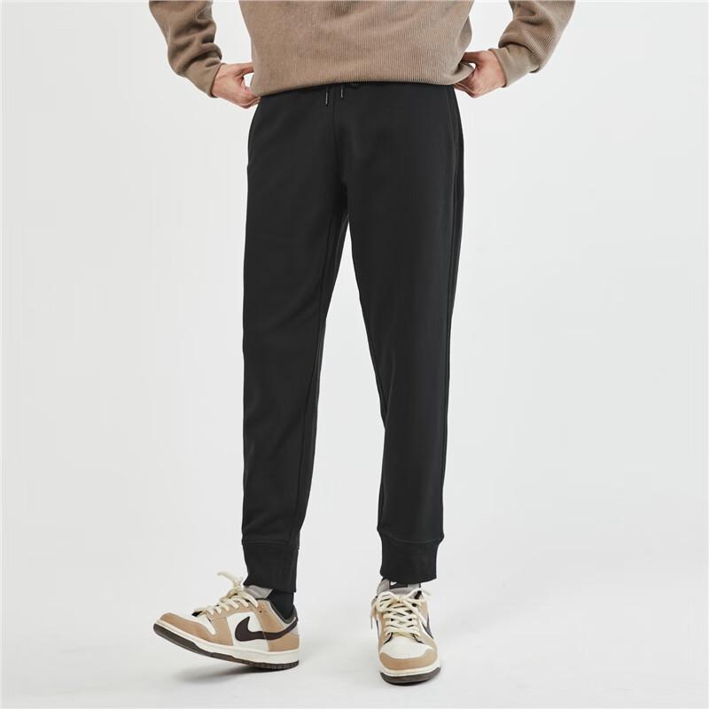 Giordano Men's Letter Patch Drawstring Jogger Pants