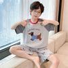 Astronaut Boys Summer Pajama Set - Short Sleeve & Pants for Kids & Teens