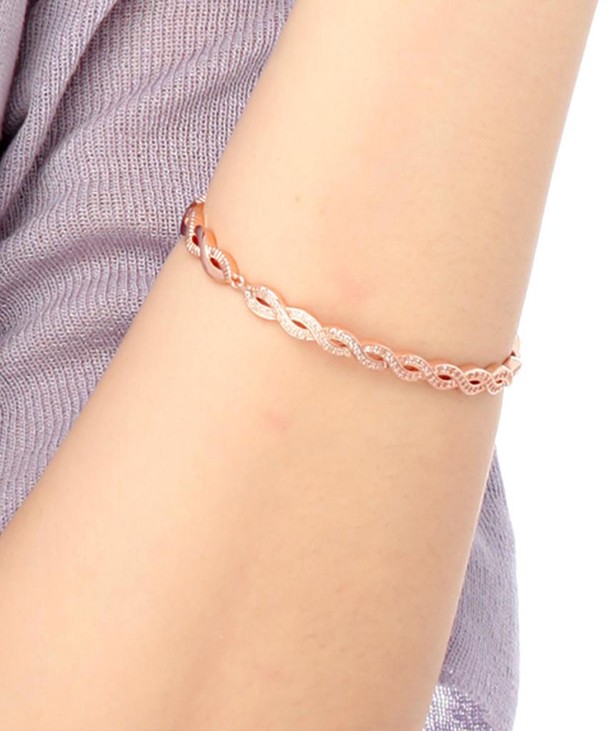 Ellejewelry Twist Rail Bracelet Elbrbb023
