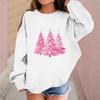 Children's Fashionable Casual Long-sleeved Loose Christmas Print Pullover Sweatshirt