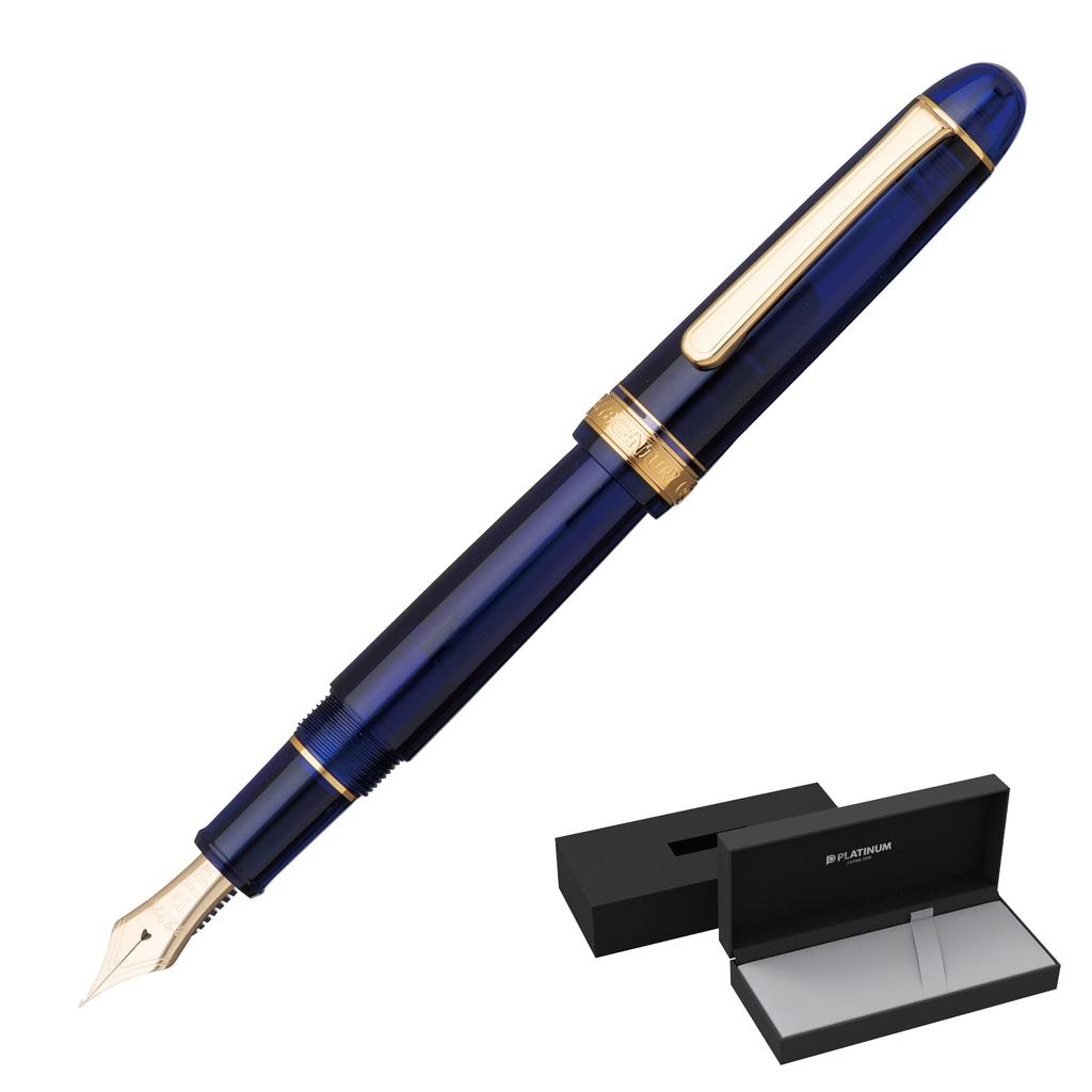 Platinum Fountain Pen Century Chartres Blue Ultra Fine Point #3776 PNB-15000#51-9