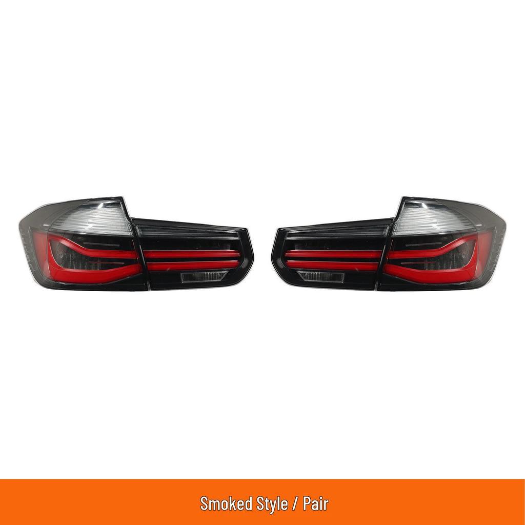 Compatible with 2013-2018 BMW 3 Series F30/F35 Rear MP Style LED Sequential Signal Daytime Running Brake Light.