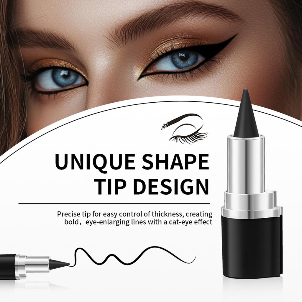 2Pcs Matte Gel Eyeliner Stick Waterproof Smudgeproof Smooth Creamy Long Wear Eye Liner Crayon