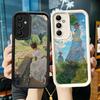 Phone Case for Samsung Galaxy A17 A16 A15 A14 A13 Claude Monet Oil Painting A56 A36 A26 A55 A35 A25 A54 A34 A24 A53 A33 A23 A07