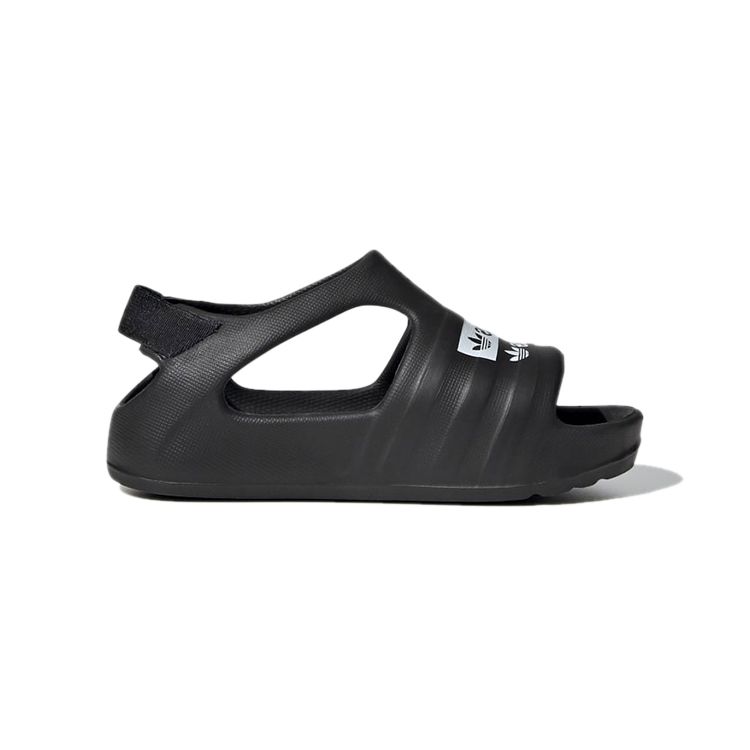 Adidas Originals Adilette Series Play Comfortable Versatile Low-Top Shoes Baby Shoes Black EF6237
