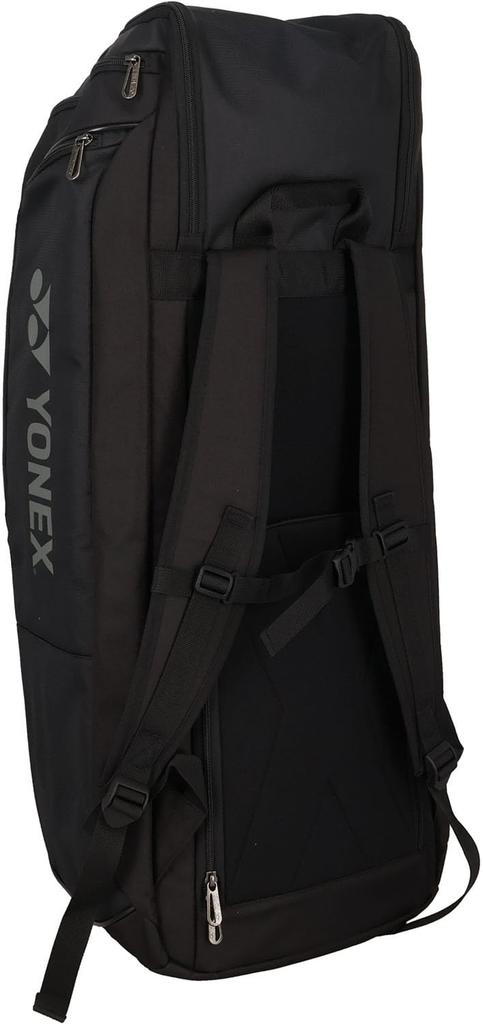 Tennis-Badminton-Schlägertasche, Standtasche für 2 Schläger, Schwarz [YONEX]