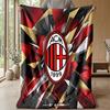 AC Milan Theme blanket Soft Flannel Blanket Plush Throw Blanket Cozy Sofa Bed Blanket for Home Decor