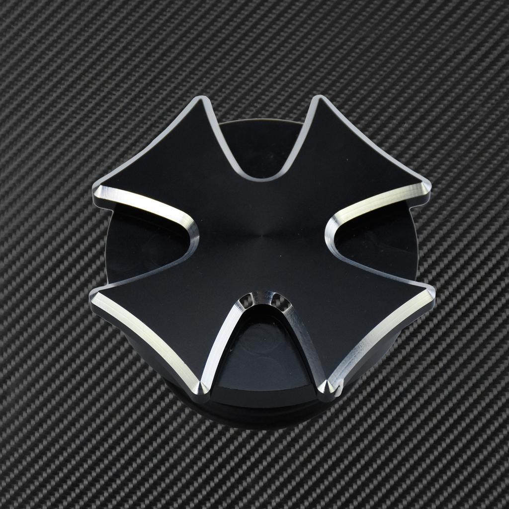 Motorcycle Crown Style Vented Fuel Tank Cap CNC Oil Cap Fuel Gas Tank Cover For Harley Sportster Dyna Softail Touring Road King