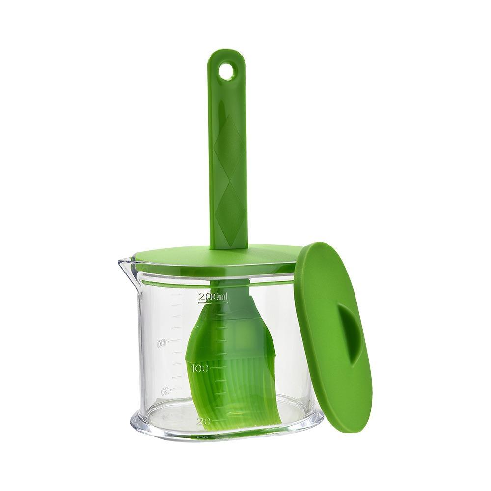 Non-Slip Handle Sauce Application Brush Heat Resistant Oil Brush  Pancake Making