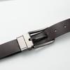 Pin Buckle Belt Rotatable At The Tail Two-sided Trousers Belt Two-layer Cowhide Genuine Leather Youth