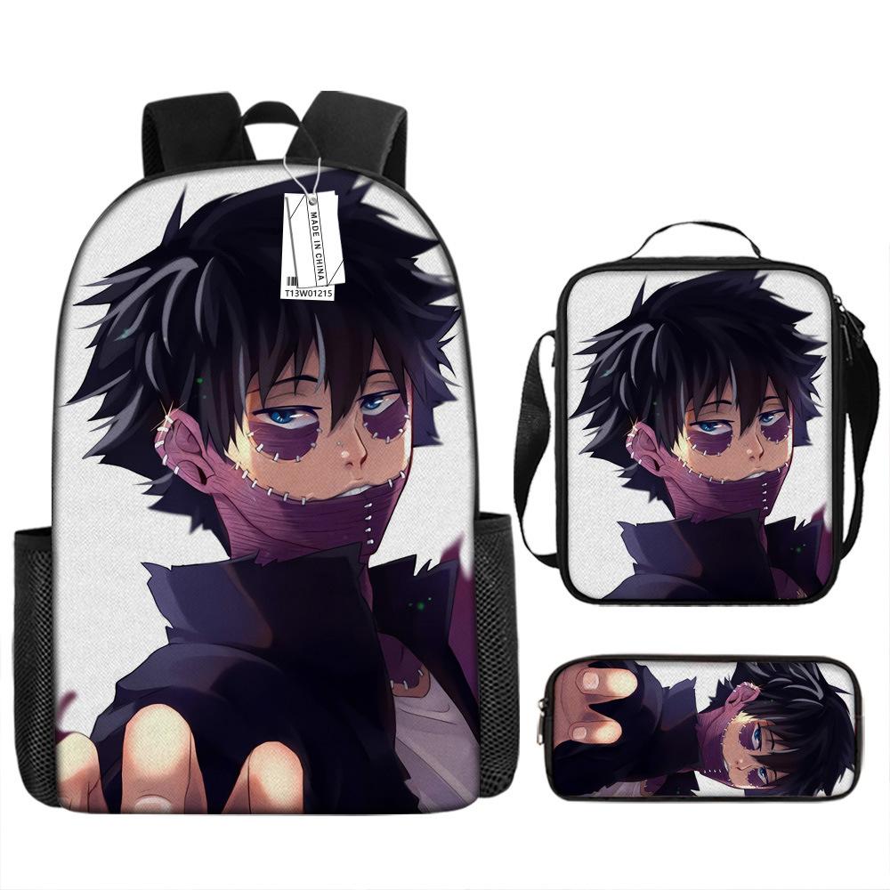 Around My Hero Academia My Hero Academia School Bag New Burden Reduction Spine Protection Elementary School Backpack