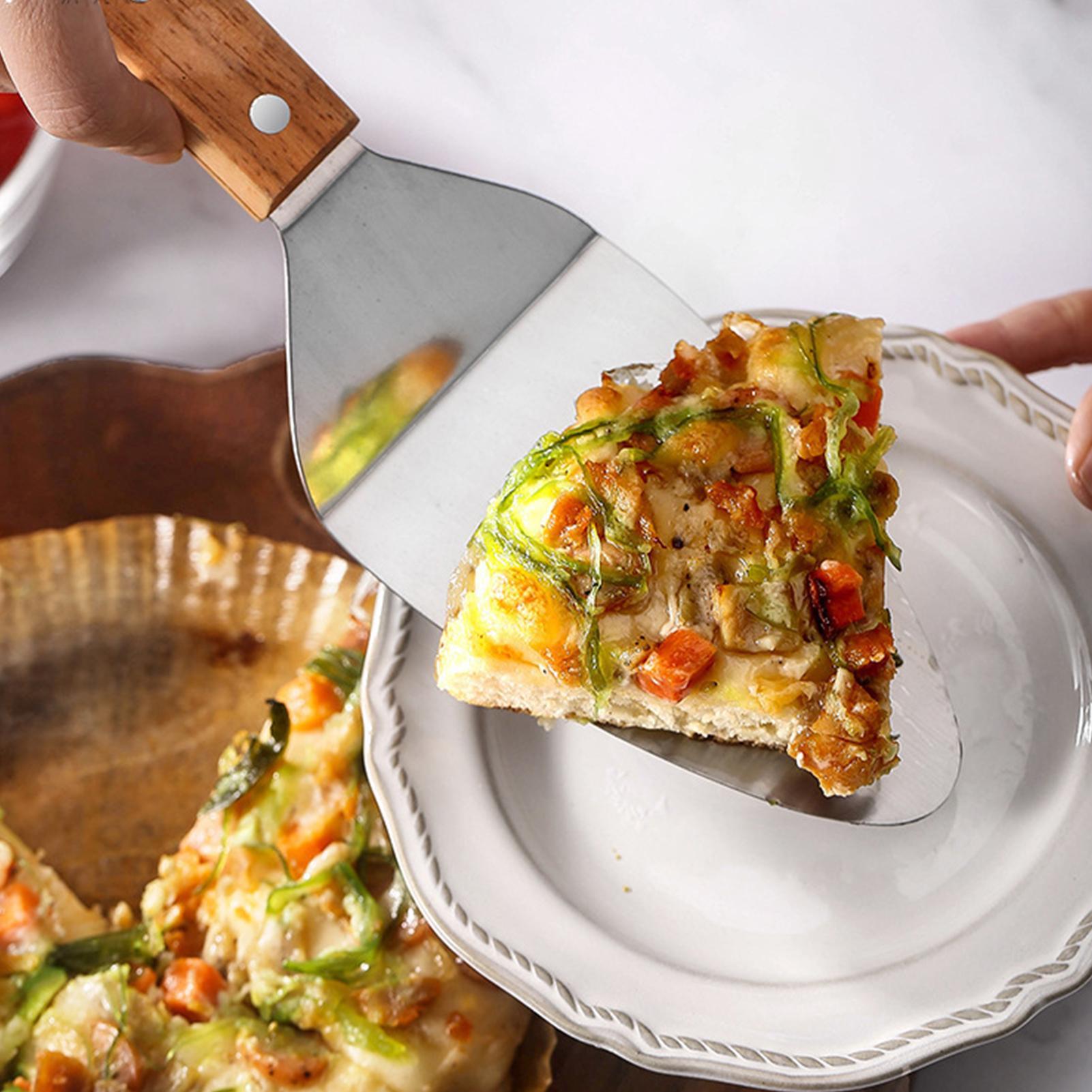 

Pie Spatula Stainless Steel Triangular Spade With Wooden Handle Cake Serving Utensils Pie Spatula Cutter For Dessert China Mainland