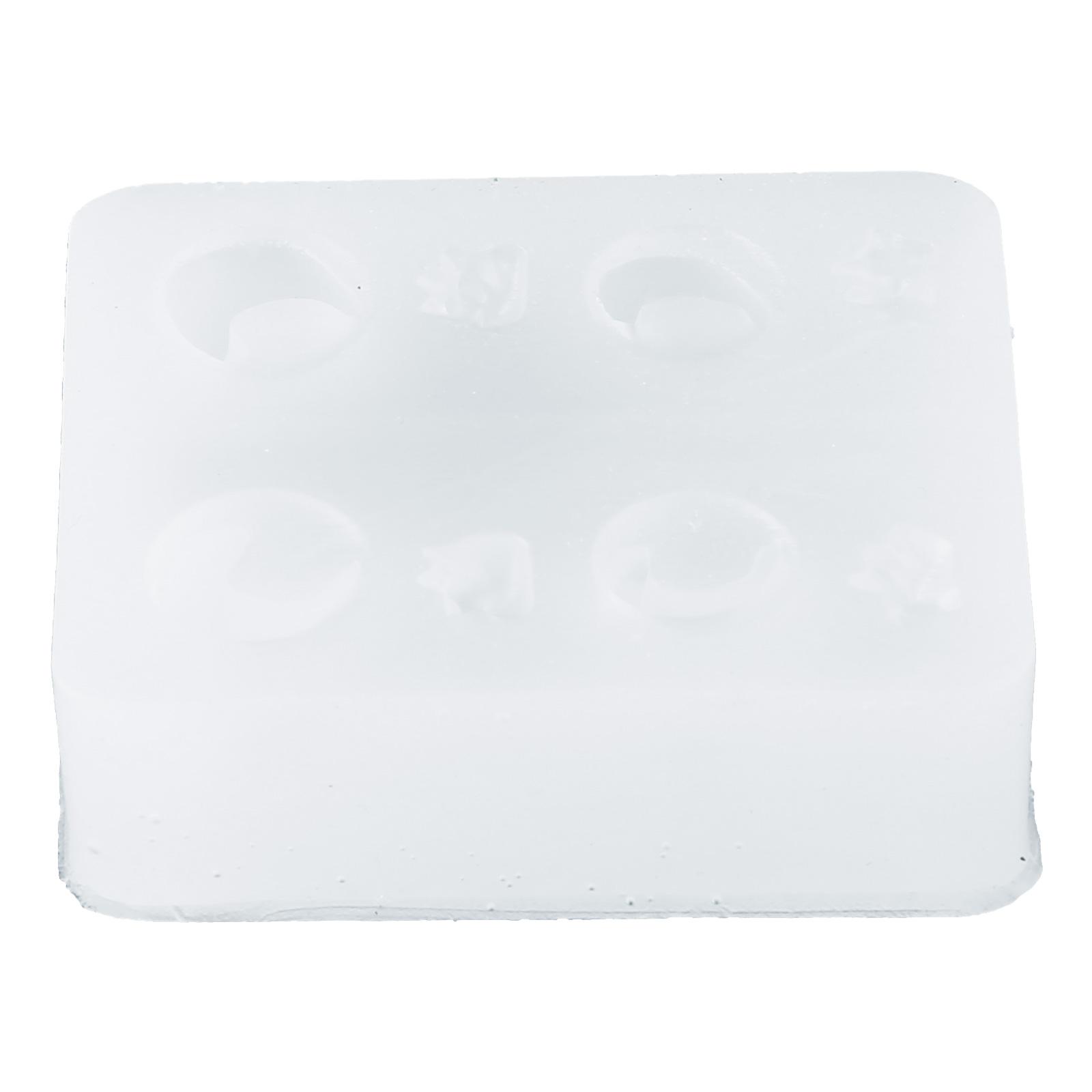 

Симпатичная форма для ушей из силикона для поделок из глины, гибкая и портативная силиконовая форма для изготовления кукольных ушей, украшений B