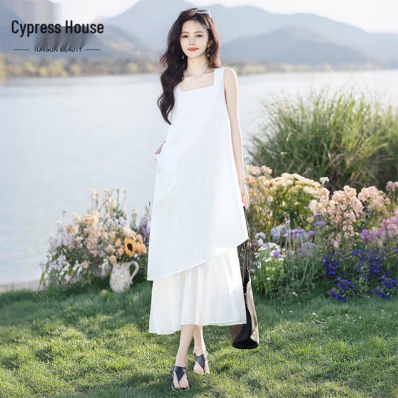 

SIBASHE Women s Patchwork Midi Dress XL