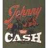 Johnny Cash Unisex Adult Desert Cowboy Stone Wash T-Shirt