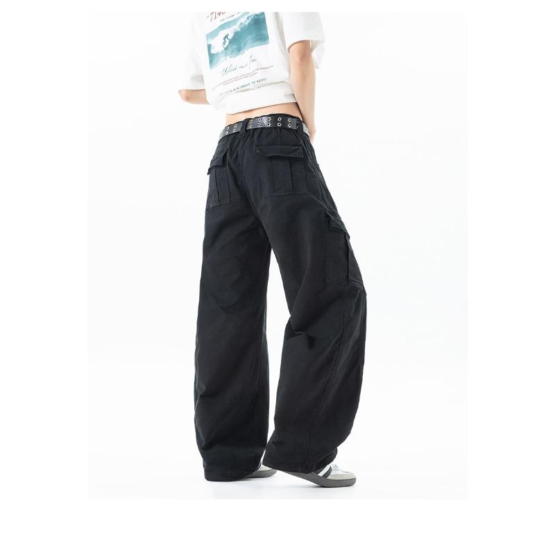 Lässige elastische Cargohosen Herren Sommer Dünn Locker Gerade Beine Bequem Stretch