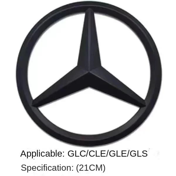AABGY1 ABS Car Front Grille Badge Decal Cover Emblem for Mercedes Benz W204 W205 W210 W211 W212 W213 C E Class GLA GLK ML GLC GLE