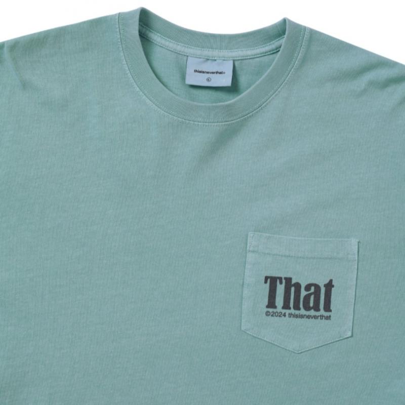 ThiSiSneverThat That Pocket L S Tee Light teaL