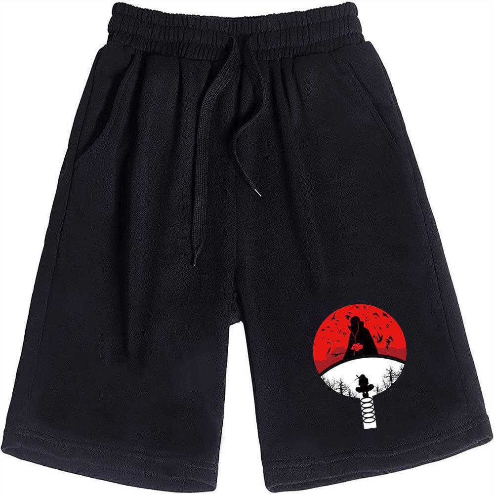 Summer Casual Shorts, Men's and Women's Loose Micro-elastic Printed Sports Five-point Pants