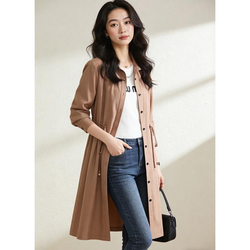 D.F.DEAR Drawstring A-Line Midi Dress