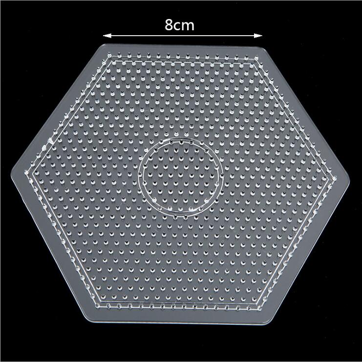 Non-Toxic Yant Jouet 5Mm Hama Beads Pegboard Transparent Template Board Circular Square Tool Diy Figure Material Board Perler Beads