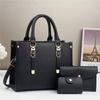 Bag Women's Oblique Cross Fashion Soft Leather Large Capacity Temperament Tote Mother and Child Bag