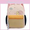 Unisex Kids Backpack For Middle Class With Spacious Interior And With Cartoon Snail Print Design