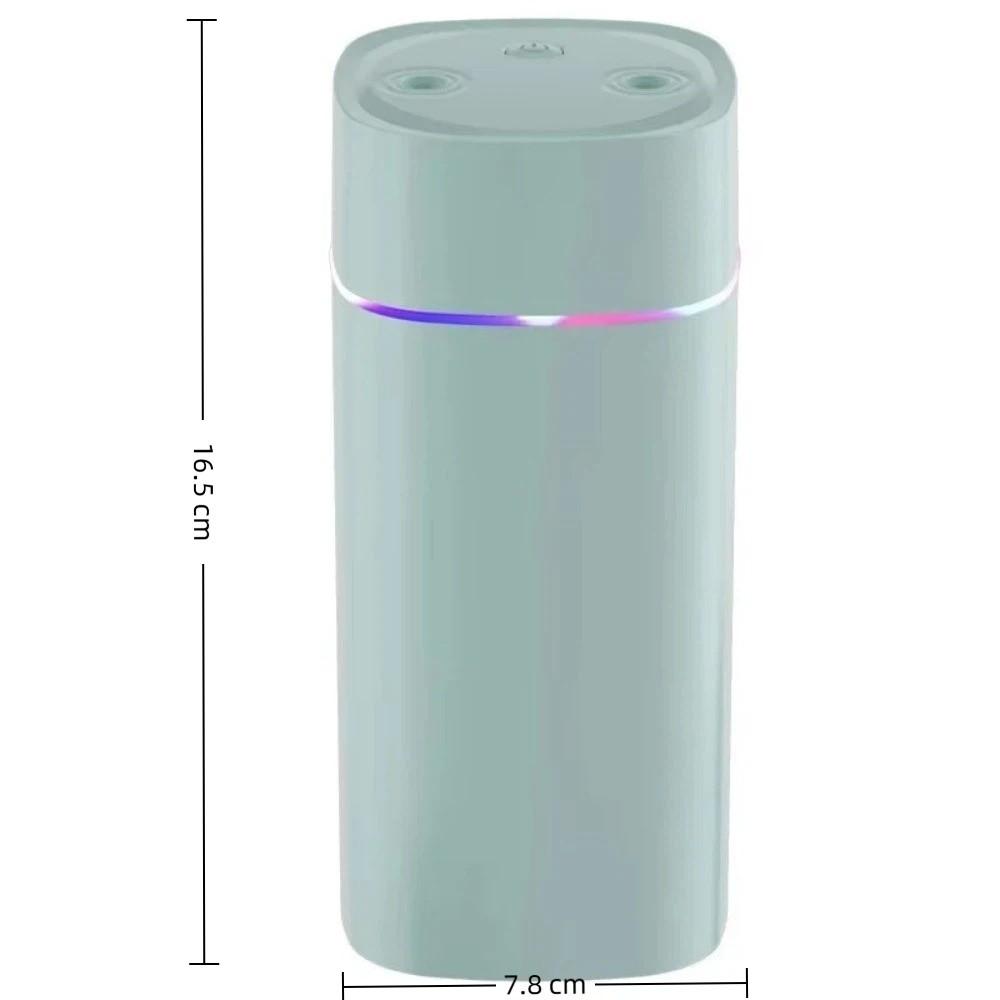 Dual Nozzle Mini Humidifier Large Capacity Silent Oil Diffuser Desktop Home Bedroom