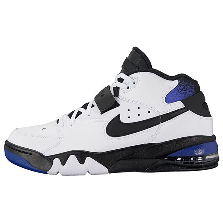

Nike Air Force Max White Black Мужские кроссовки черно-кобальтовые AH5534-100