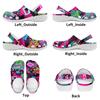 Printed EVA Garden Shoes for Women Men Lightweight Breathable Slip On Clogs Beach Pool Home Bathroom Sandals Soft Summer Wear