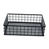 Desktop Storage Basket Storage Bin, Container Iron Grid Storage Tray, Mesh