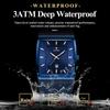POEDAGAR Luxury Casual Men Clock Stainless Steel Mesh Date Waterproof Luminous Wristwatch Quartz Fashion Watches