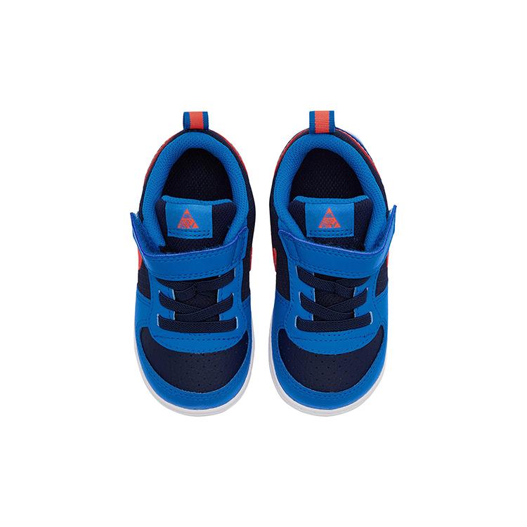 Nike Court Borough Low Top Skateboard Shoes Blue Red Black Infant And Toddler 870029-404