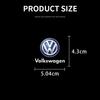 Dla VW Volkswagen Jetta MK5 Golf Emblemat Samochodowy Logo Naklejki Dekoracyjne Odznaka Naklejka Dla Volkswagen VW Touran Beetle Golf Passat Jet