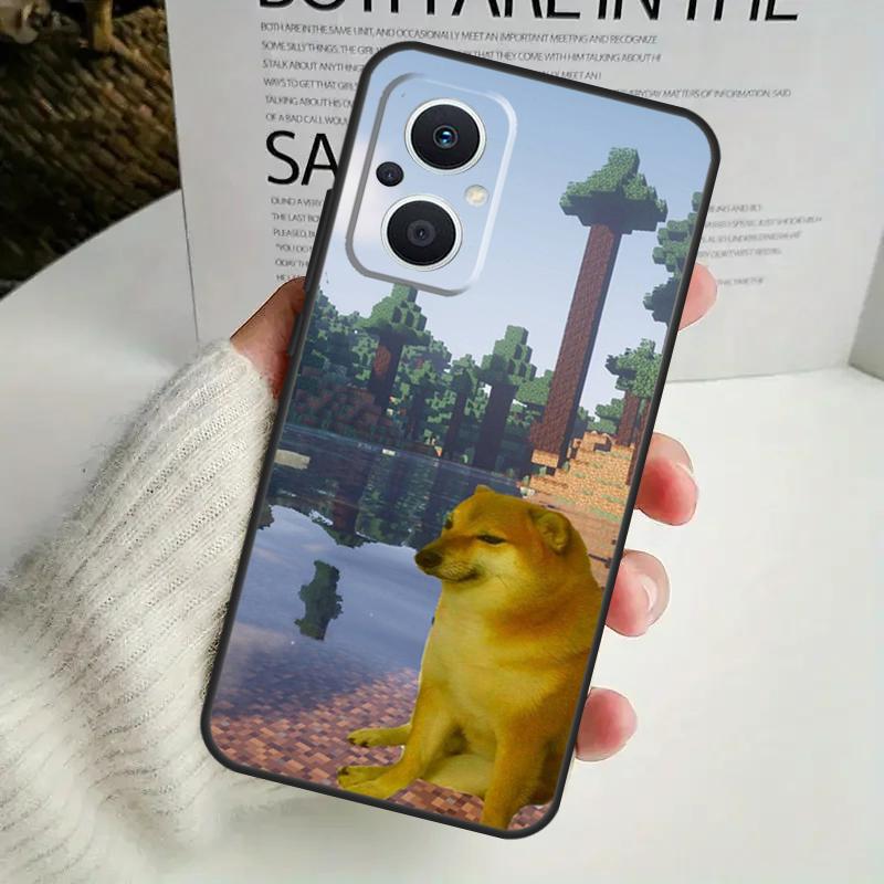 Doge Case For OPPO Reno 12F 13F 14F 10 11 12 13 14 Pro 8T 7 8 Lite OPPO Find X6 X5 X8 X9 Pro Cover