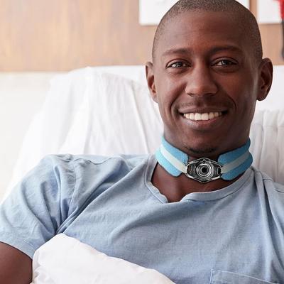 Soporte Ajustable para Tubo de Traqueostomía Reutilizable Banda para el Cuello para Laringectomía Accesorios Espuma Sujeción Tráquea